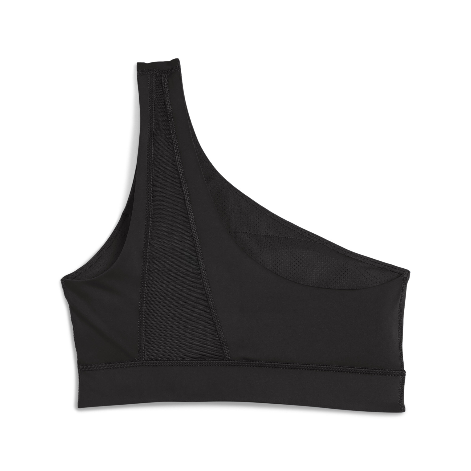 PUMA SHAPE asymmetrische bh voor Dames, Zwart, Maat L thumbnail 2