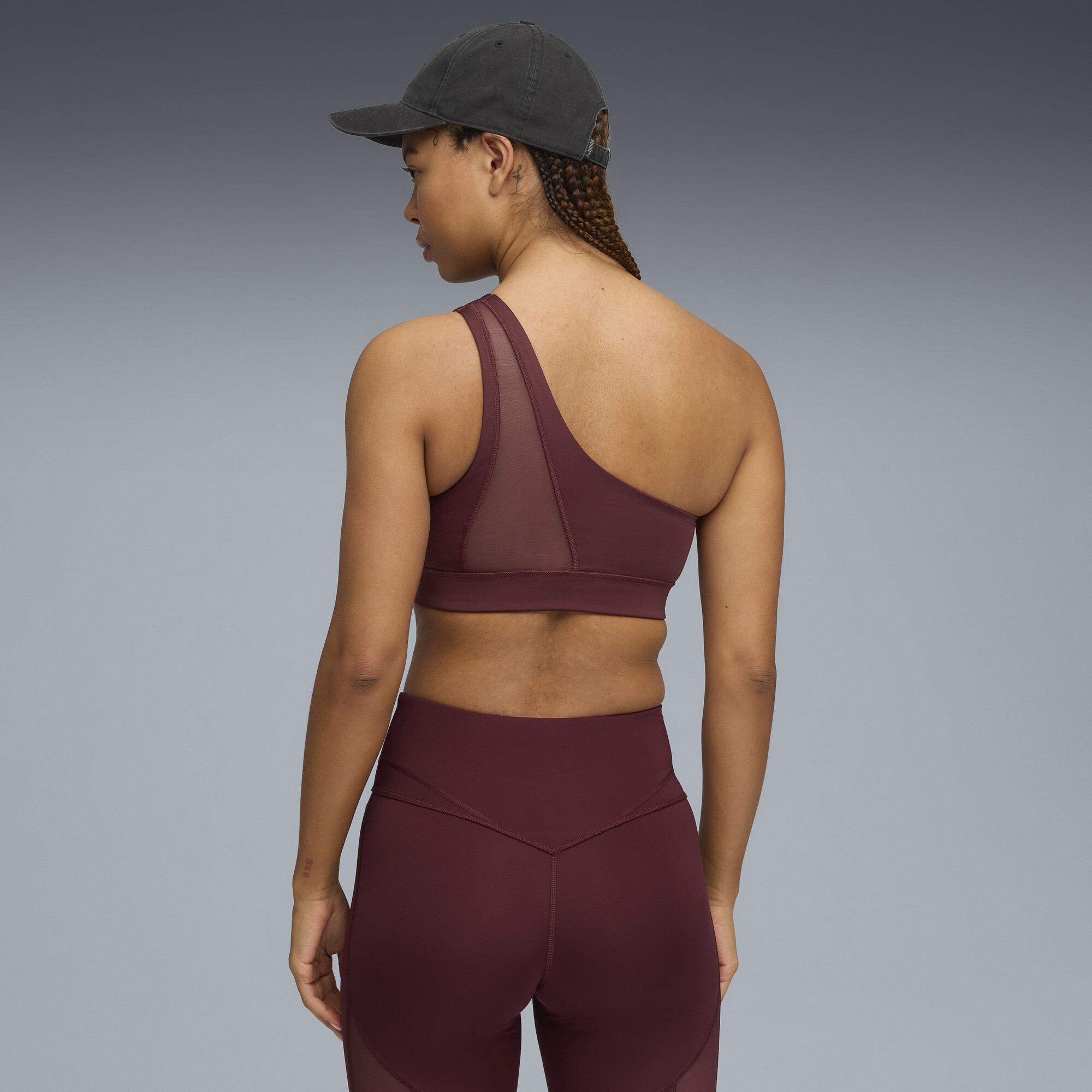 PUMA SHAPE asymmetrische bh voor Dames, Maat M thumbnail 5