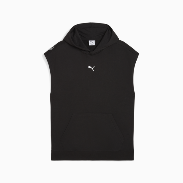 French Terry Sleeveless Hoodie Men, PUMA Black, large-ZAF