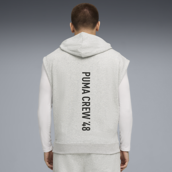 Sudadera sin mangas Graphics para hombre, Light Gray Heather, large-MEX