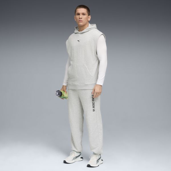 Sudadera sin mangas Graphics para hombre, Light Gray Heather, large-MEX