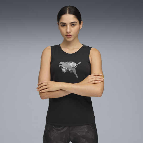 Musculosa de entrenamiento Floral Ribbon para mujer, PUMA Black, large-ARG