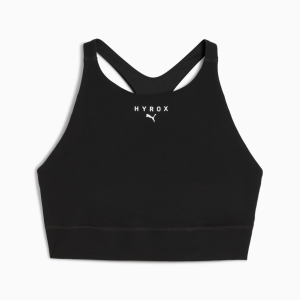PUMA x HYROX SHAPELUXE High Neck Bra Women, PUMA Black, large-ZAF