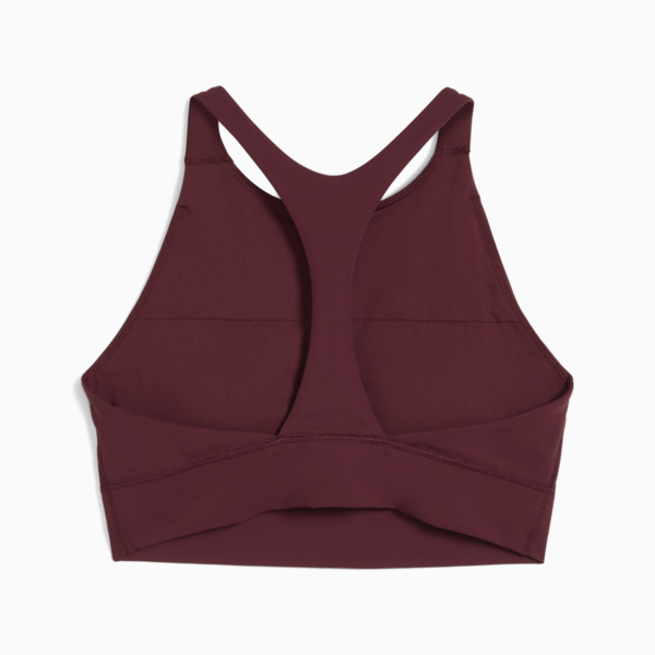 PUMA x HYROX SHAPELUXE High Neck Bra Women, Ruby Shimmer, large-ZAF