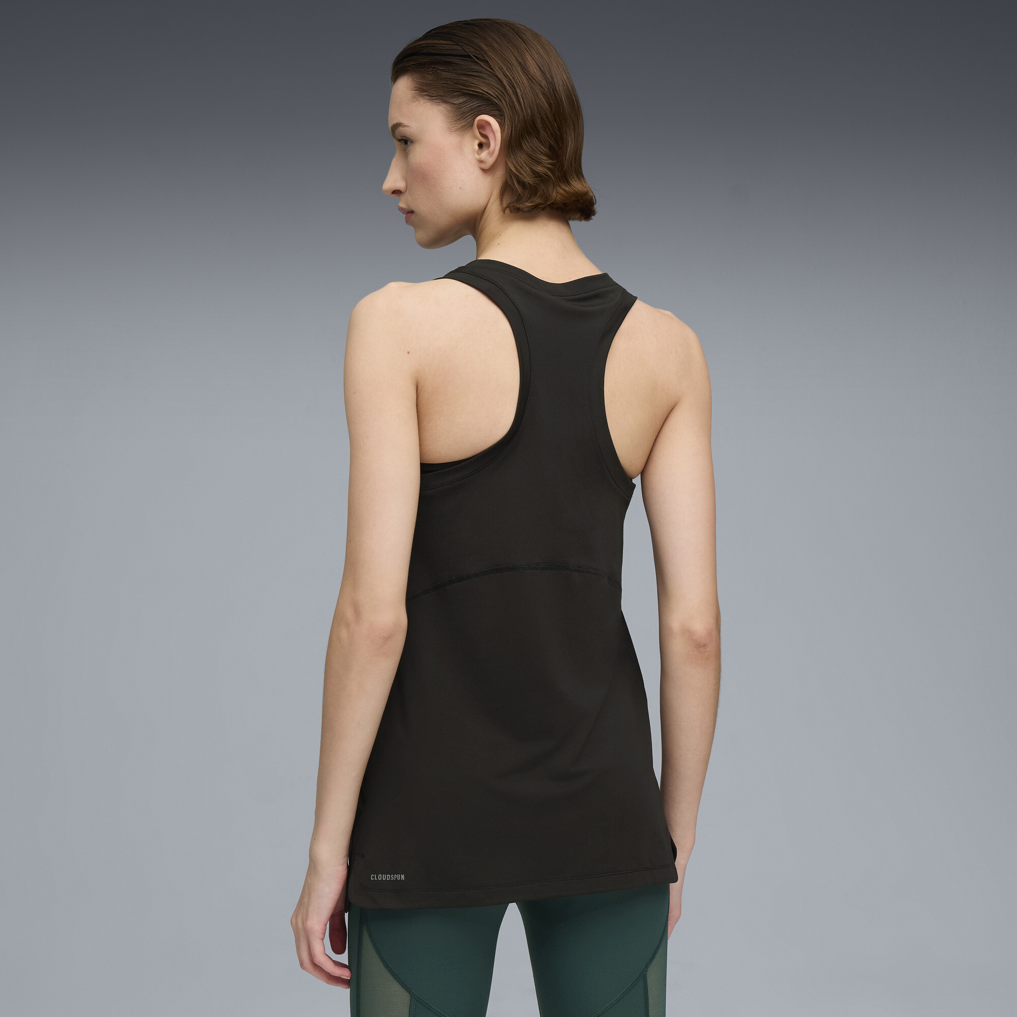 PUMA CLOUDSPUN positietanktop voor Dames, Zwart, Maat XXS thumbnail 5