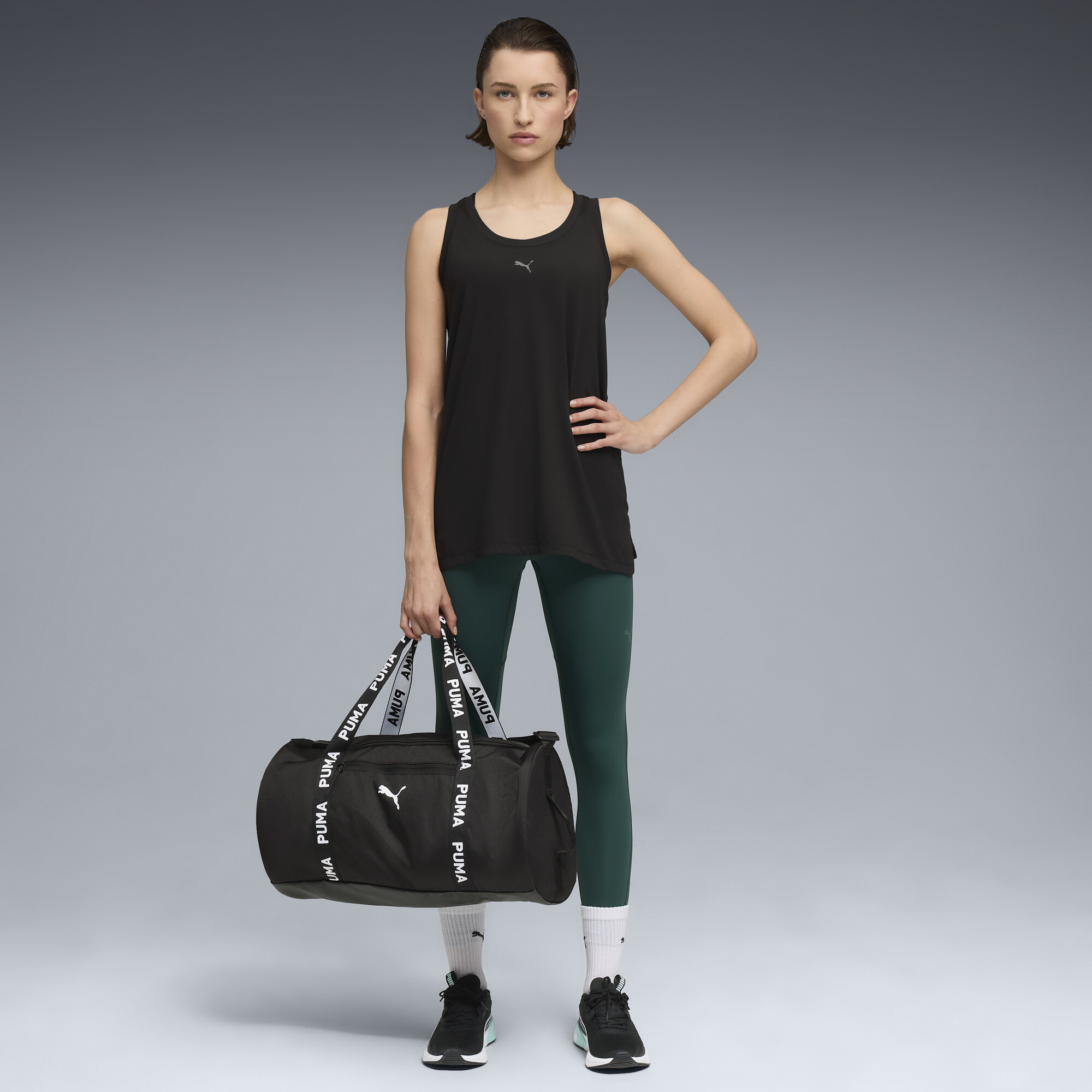 PUMA CLOUDSPUN positietanktop voor Dames, Zwart, Maat XXS thumbnail 4