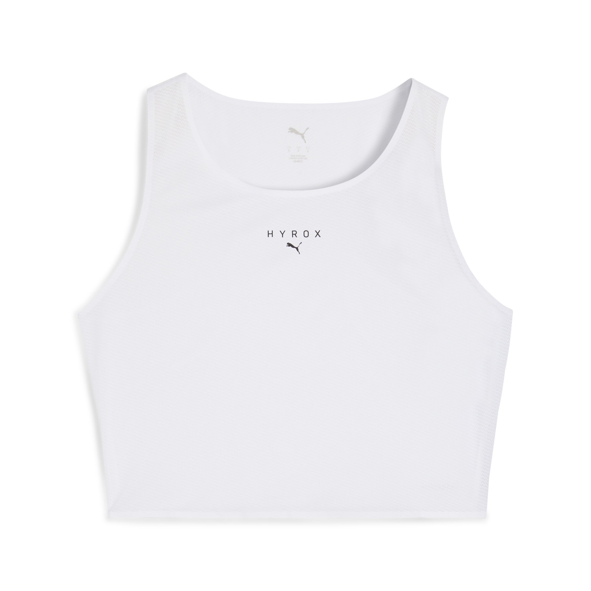 PUMA x HYROX ULTRASPUN korte tanktop voor Dames, Wit, Maat XS thumbnail 3