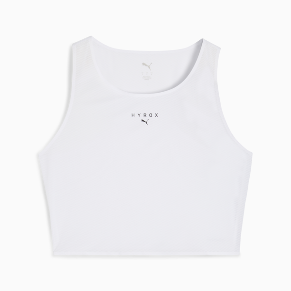 PUMA x HYROX ULTRASPUN Crop Tank Women, PUMA White, large-ZAF