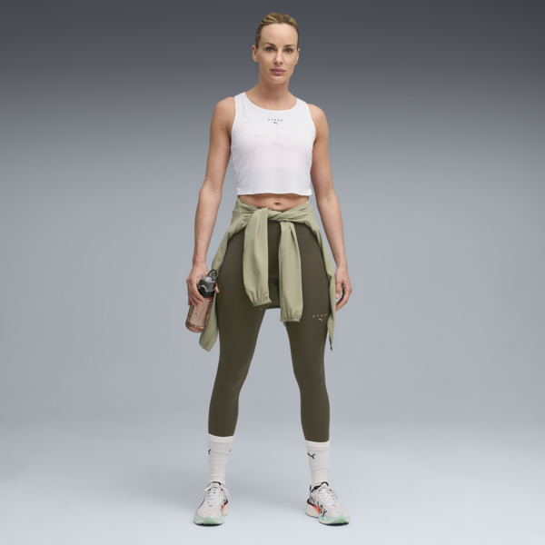PUMA x HYROX ULTRASPUN Crop Tank Women, PUMA White, large-ZAF