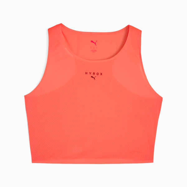 PUMA x HYROX ULTRASPUN Crop Tank Women, Glowing Red, large-ZAF