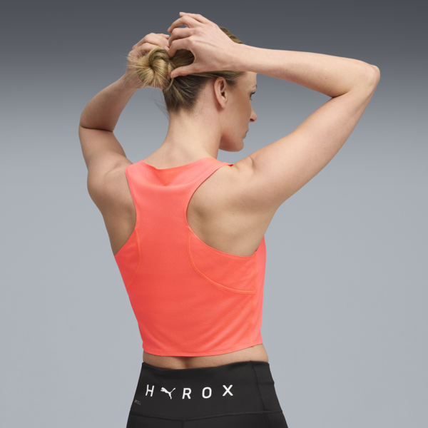 PUMA x HYROX ULTRASPUN Crop Tank Women, Glowing Red, large-ZAF