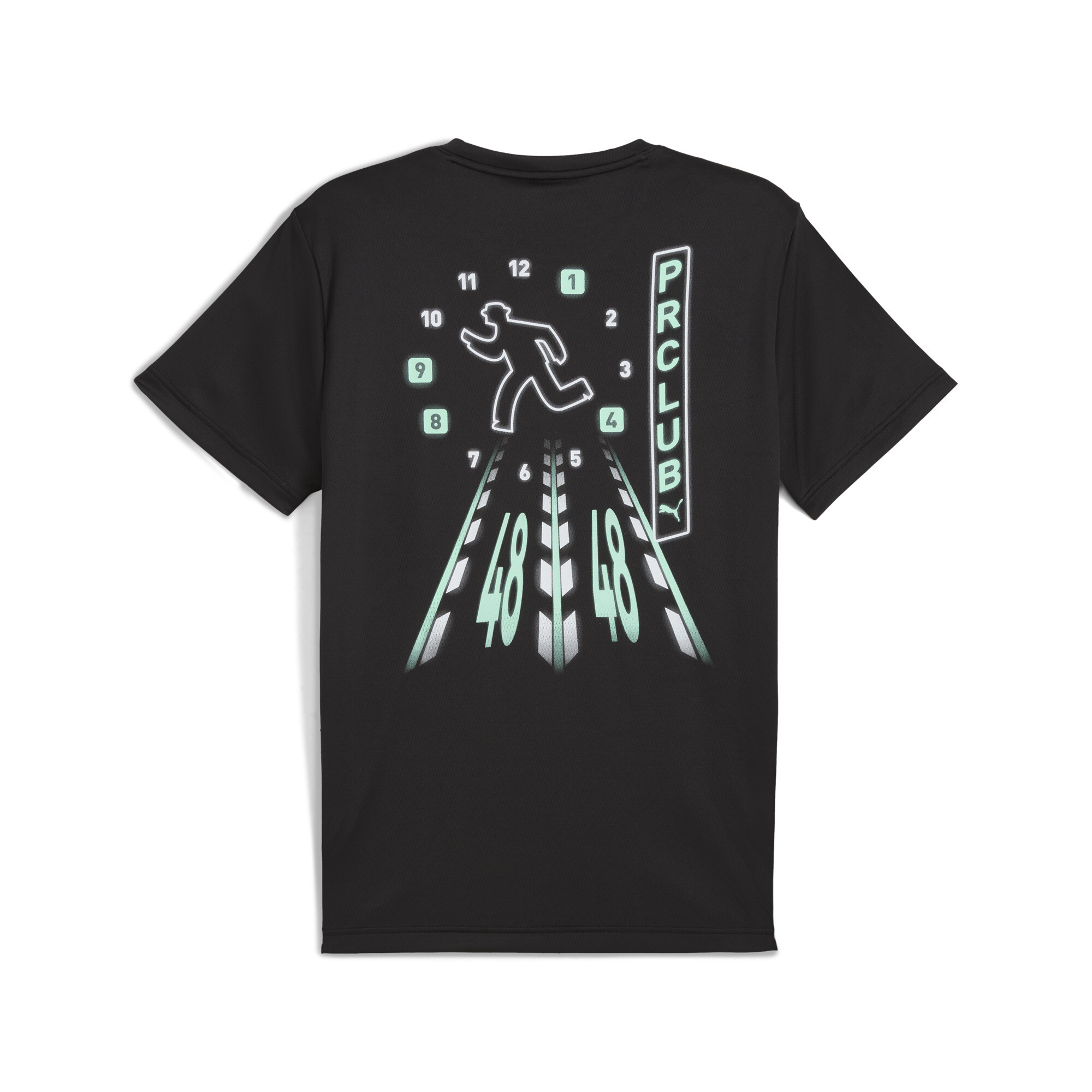 PUMA RUN DIGITOKYO grafisch T-shirt voor Heren, Zwart, Maat 4XL thumbnail 2