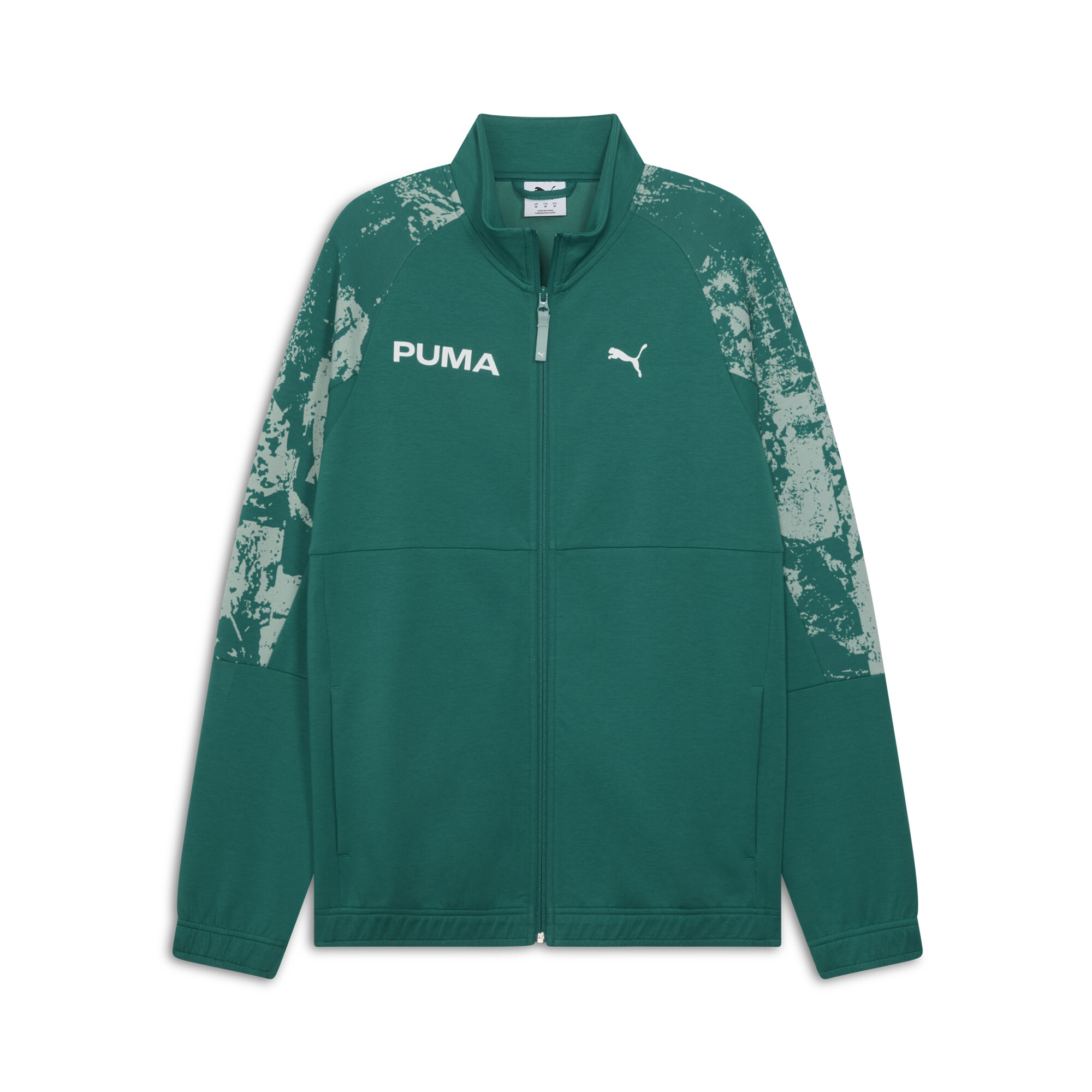 Puma Ess Aop Track Jacket Men In Green