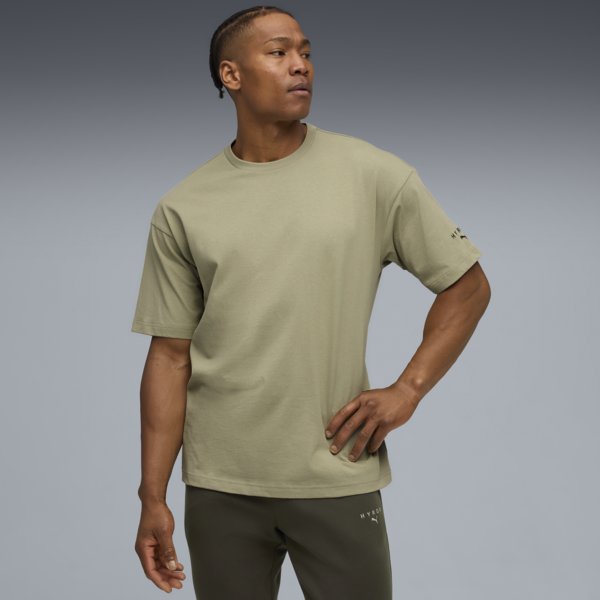 PUMA x HYROX City Lifestyle Tee Men, Lux Army, large-ZAF