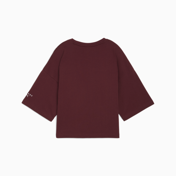 PUMA x HYROX City Lifestyle Tee Women, Ruby Shimmer, large-ZAF