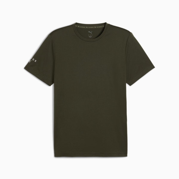 PUMA x HYROX City Performance Tee Men, Dark Olive, large-ZAF