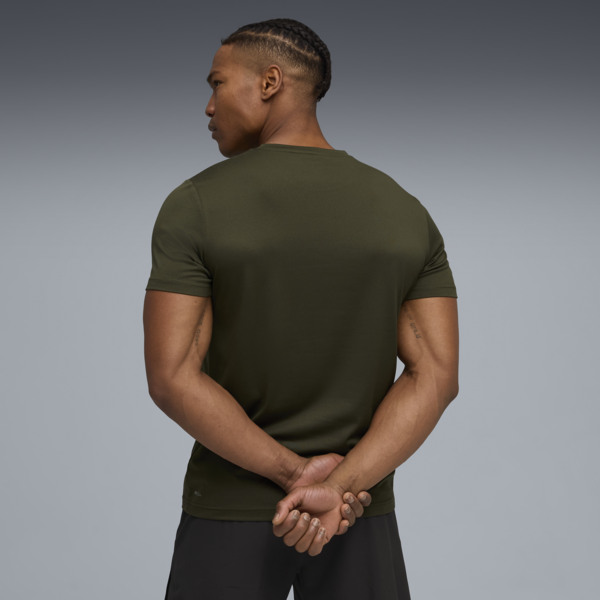 PUMA x HYROX City Performance Tee Men, Dark Olive, large-ZAF