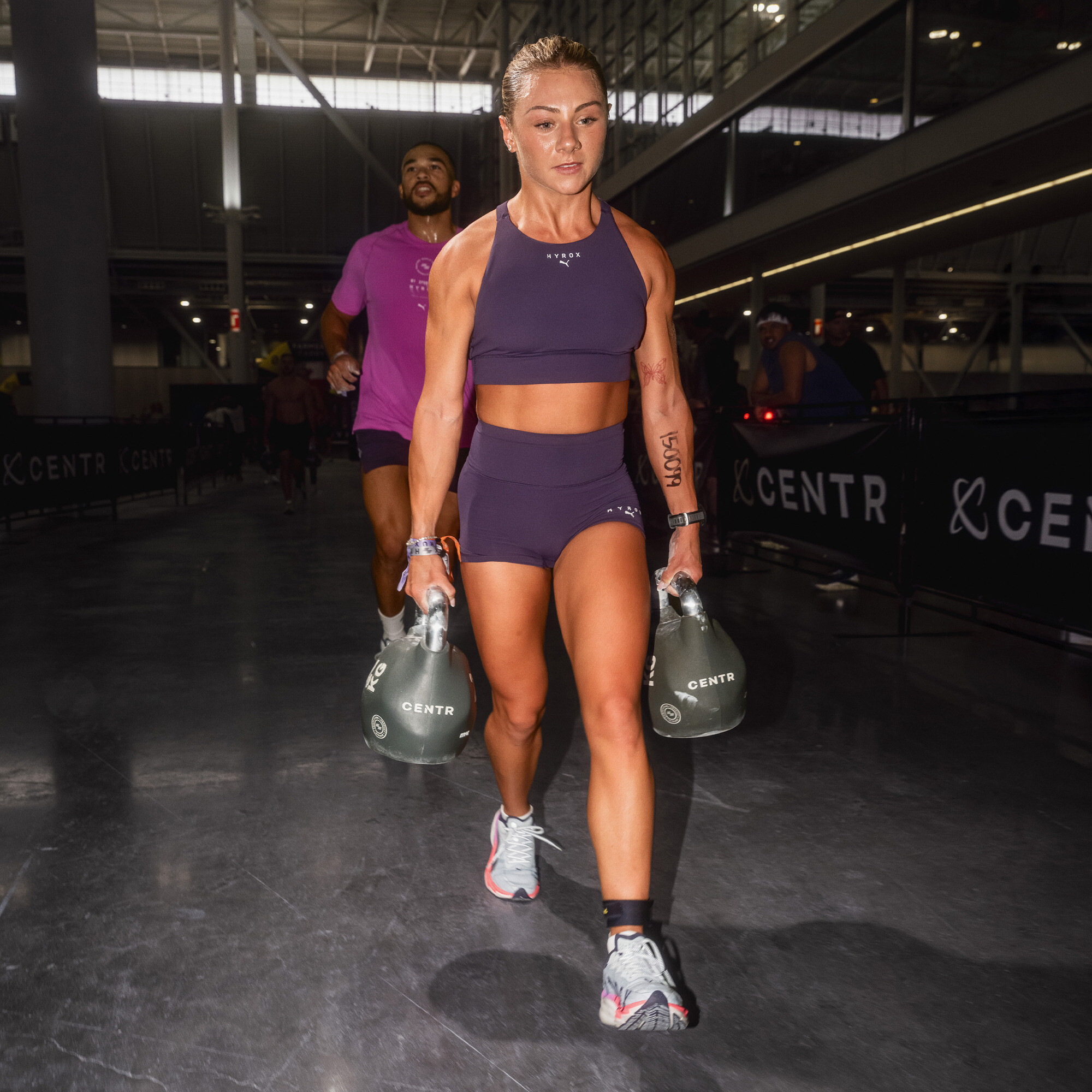 PUMA x HYROX SHAPELUXE korte legging voor Dames, Maat XL thumbnail 2