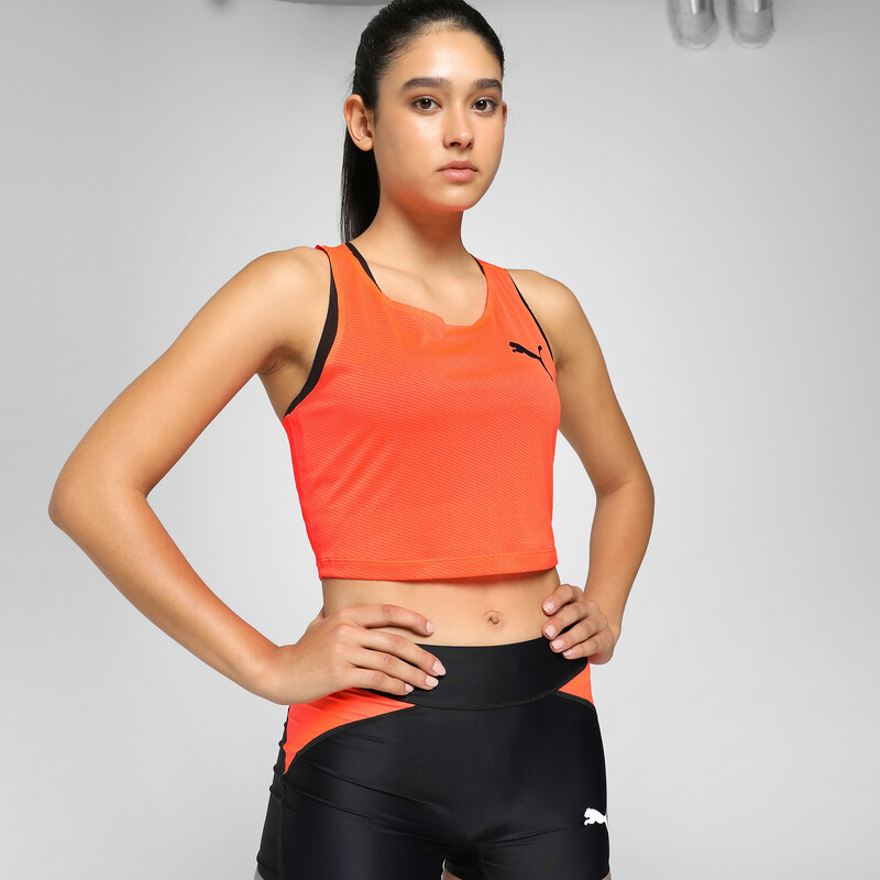 

Women's PUMA Ultraspun Boston Marathon Breathable Crop Singlet