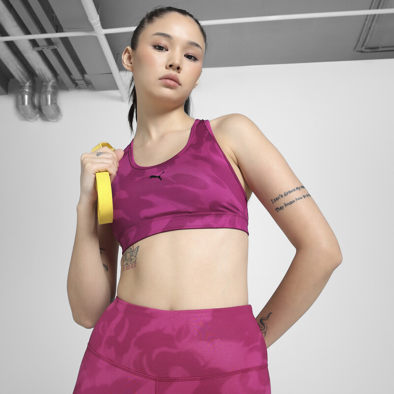 

Women's PUMA 4 Keeps Moisture-Wicking Printed Bra
