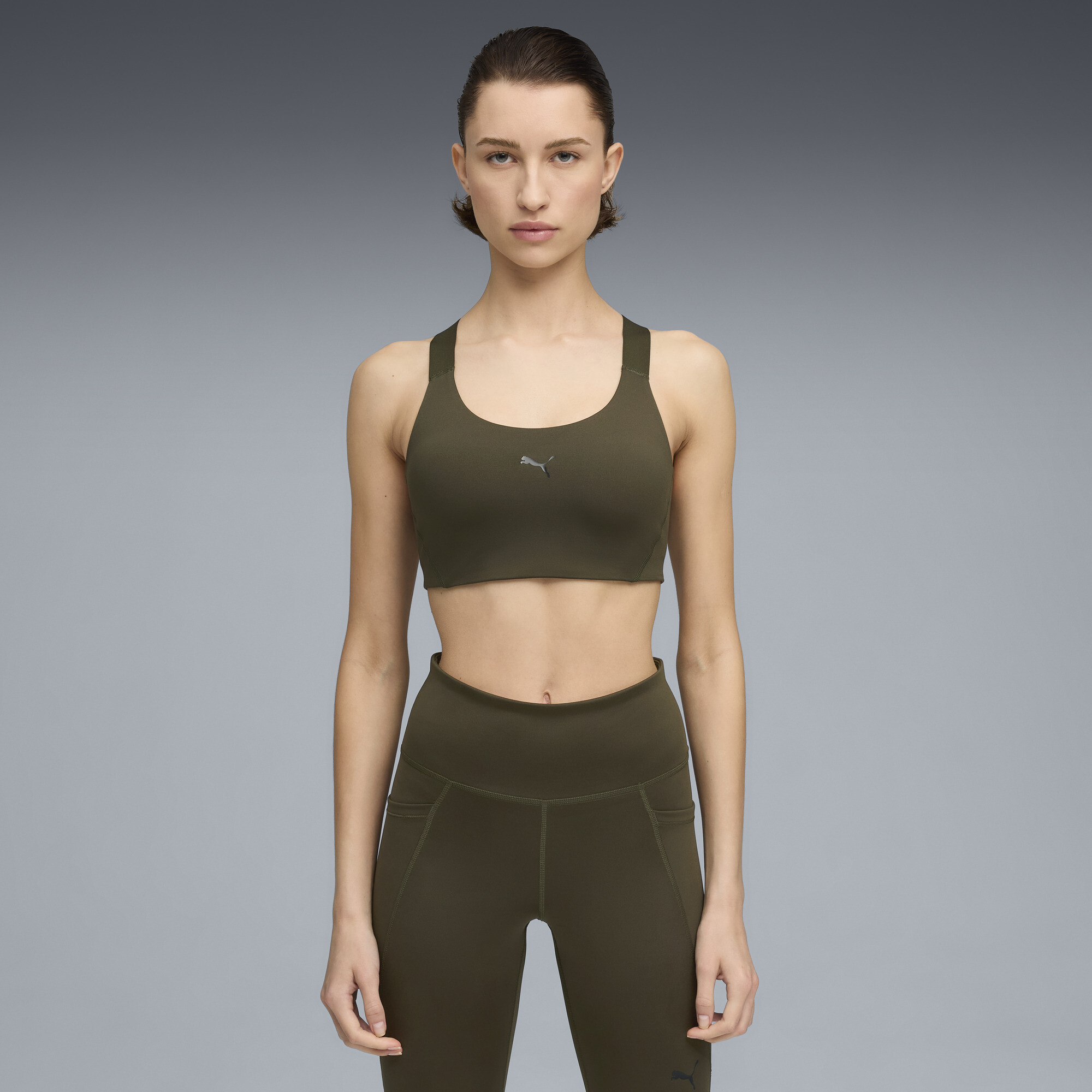 Puma 4keeps Adjustable Bra Women In Green