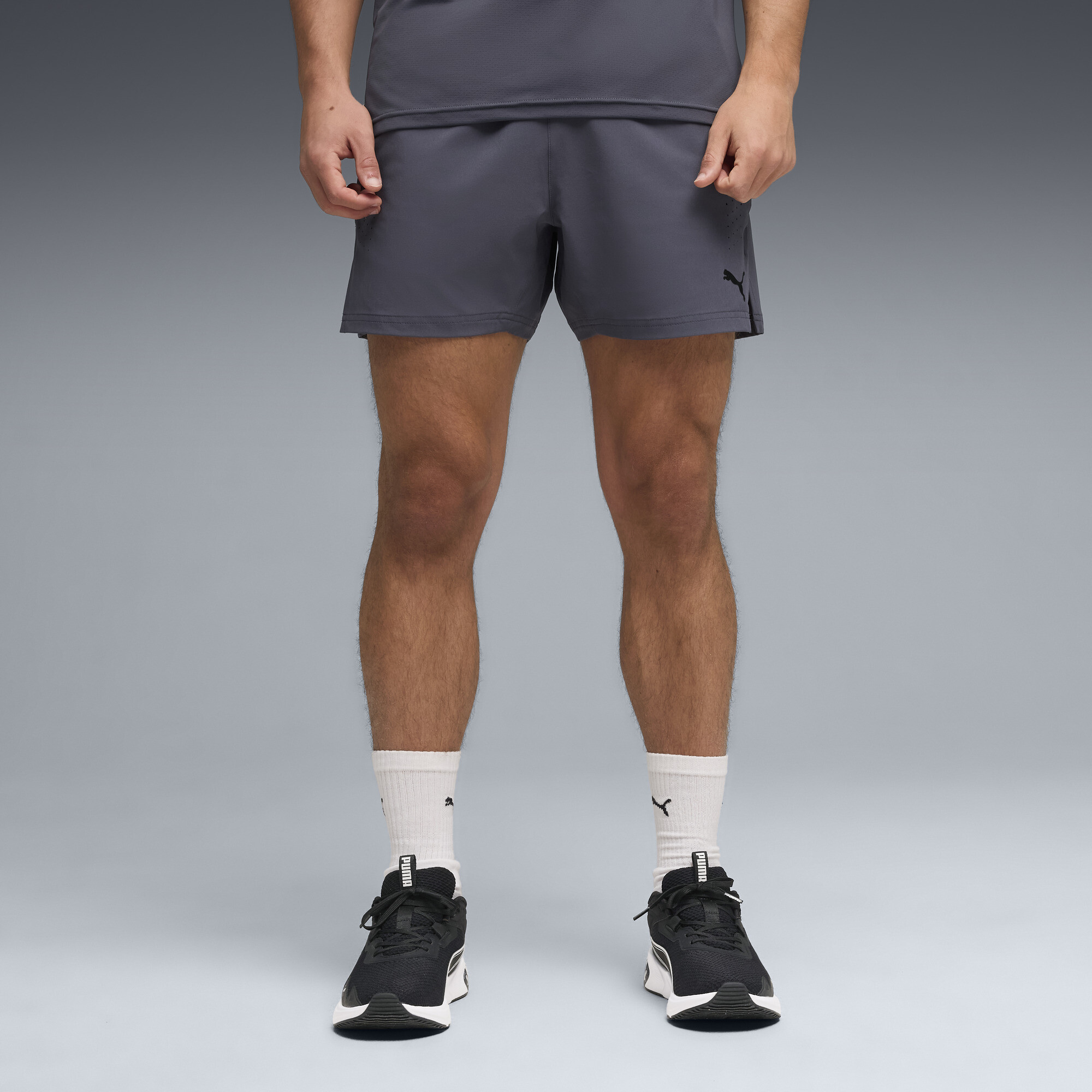 PUMA PWRMODE short voor Heren, Grijs, Maat XL thumbnail 6