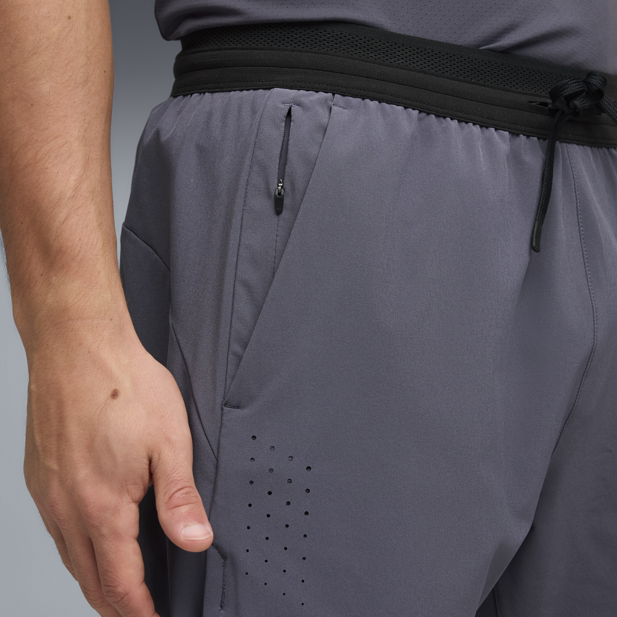 PUMA PWRMODE short voor Heren, Grijs, Maat XL thumbnail 5