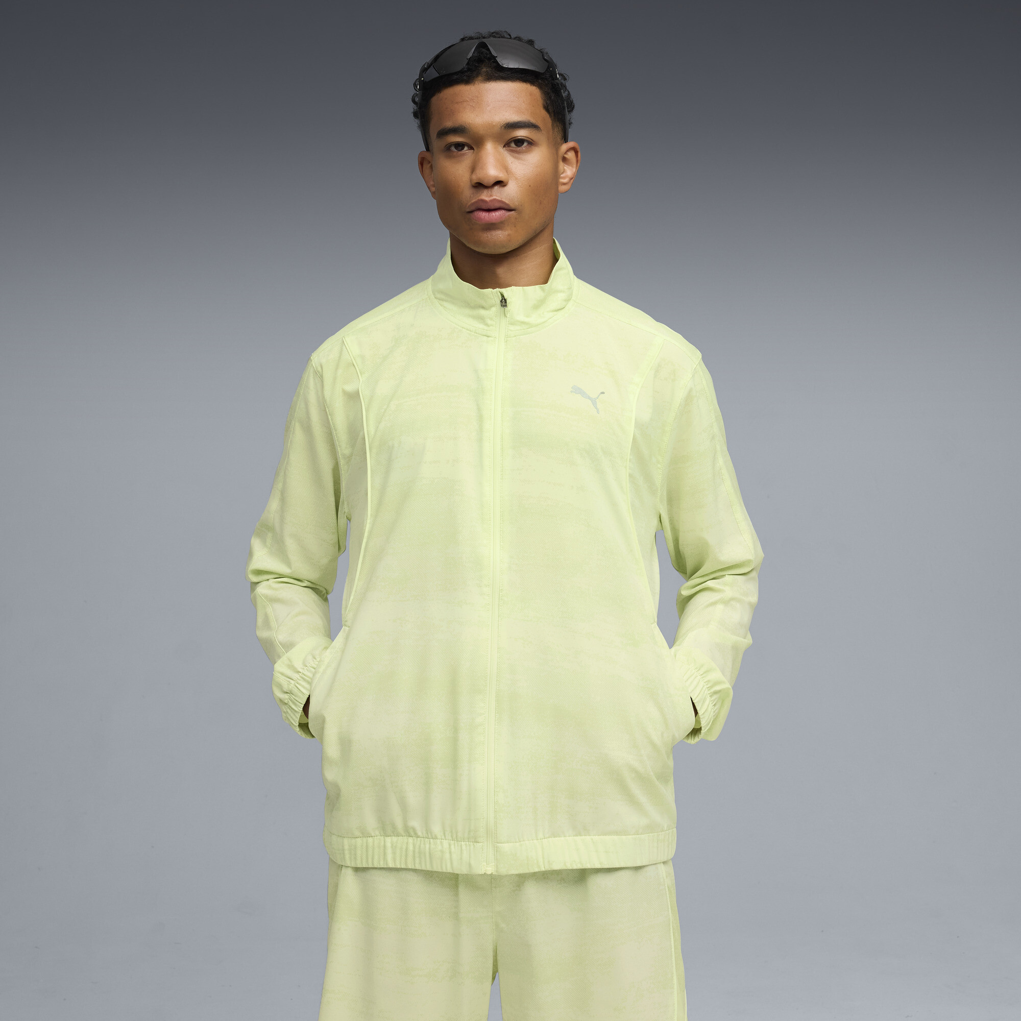 PUMA Run Velocity bedrukt trainingsjack voor Heren, Maat L thumbnail 4