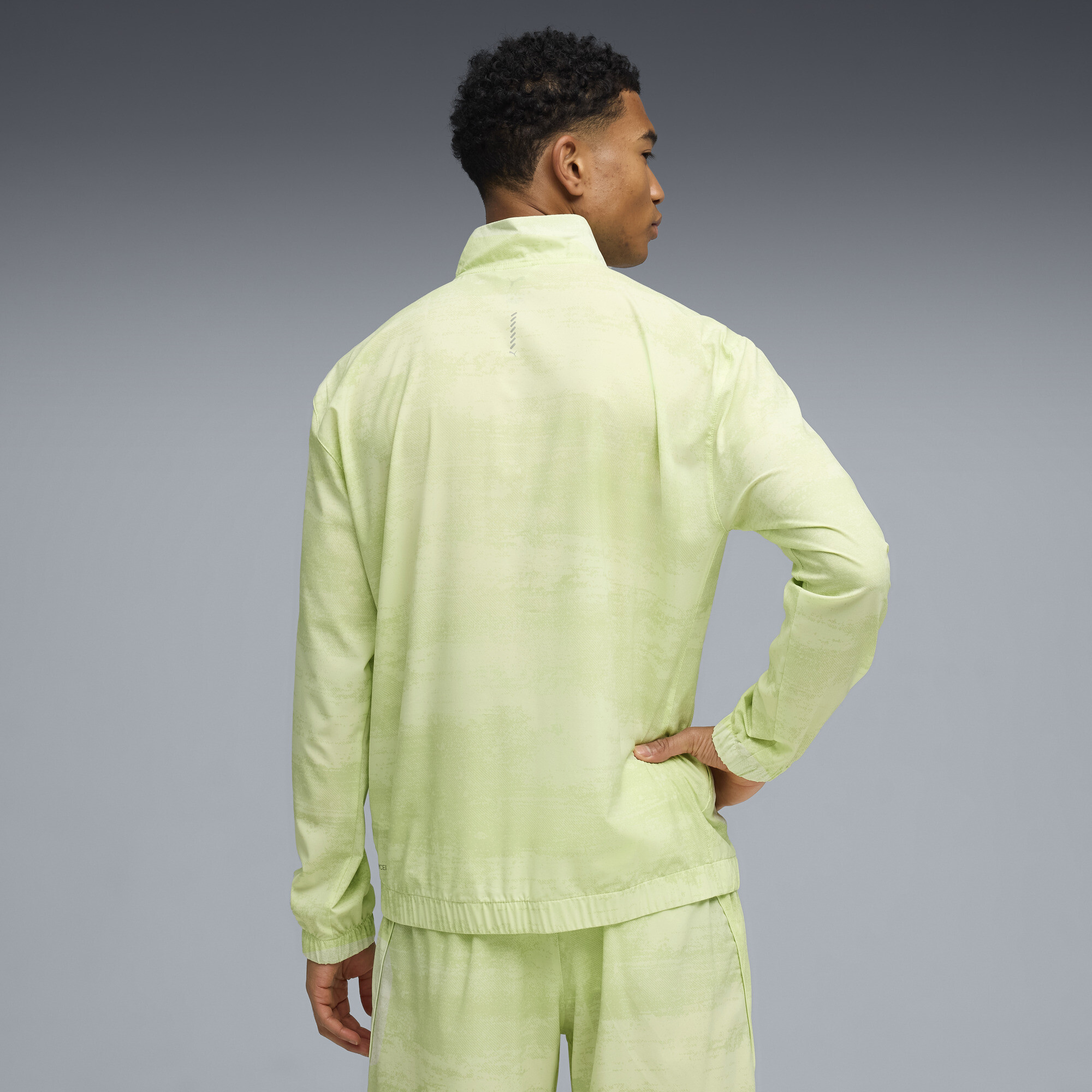 PUMA Run Velocity bedrukt trainingsjack voor Heren, Maat L thumbnail 3