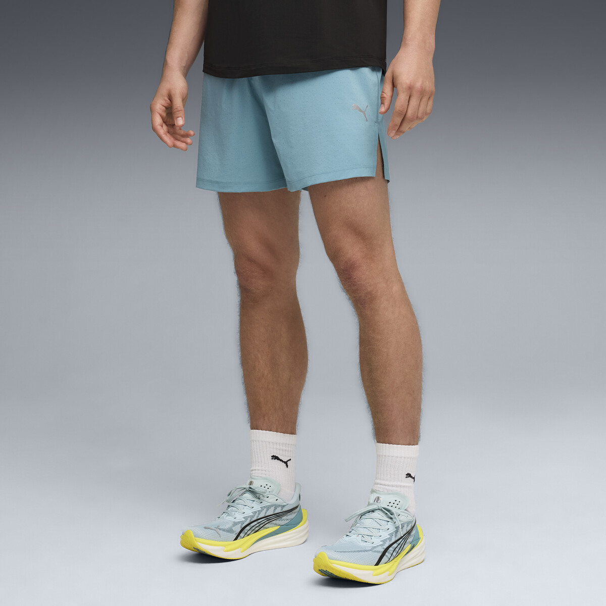 Dreamrun dryCELL Running 5-inch Shorts Men in Baltic Sea Blue by PUMA, XS