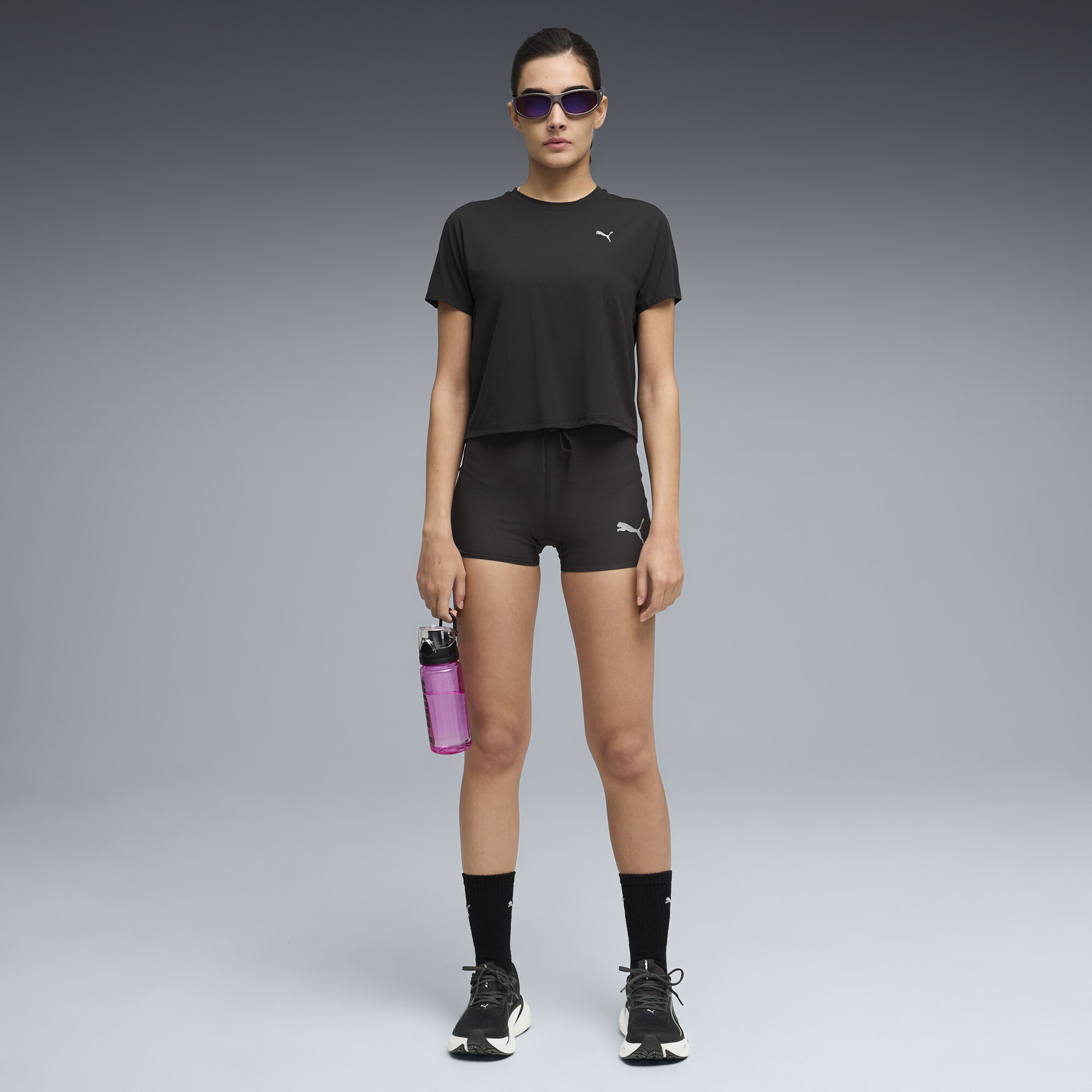 PUMA Run coolCELL boxy T-shirt voor Dames, Zwart, Maat L thumbnail 4