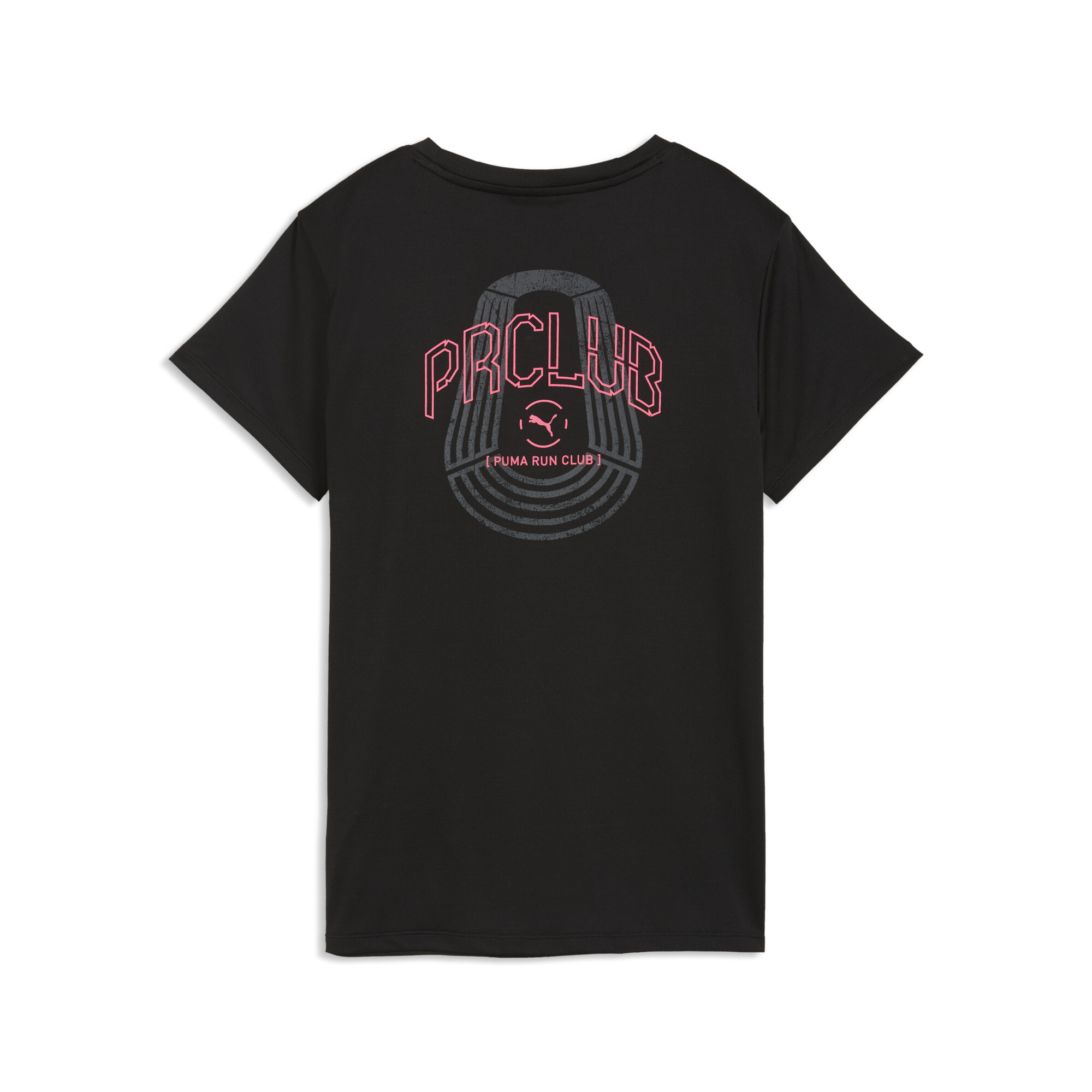 PUMA Run Club Graphic T-shirt voor Dames, Zwart, Maat M thumbnail 2