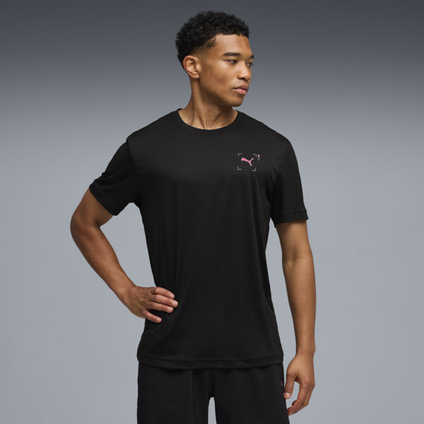 Remera PUMA Run Illustration para Hombre En Negro