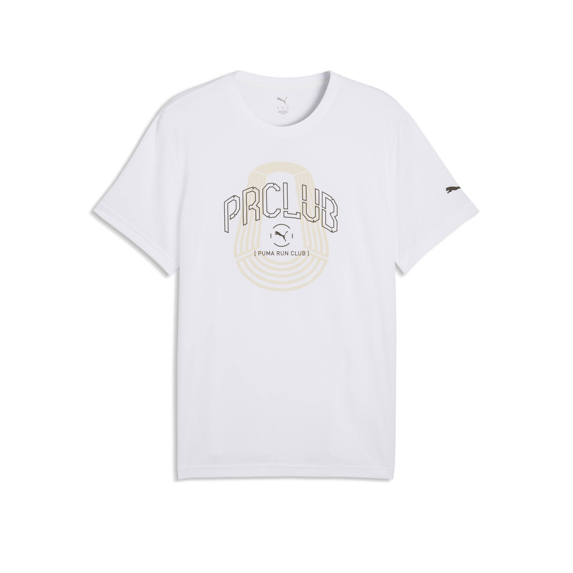 PUMA Run Club Graphic T-shirt voor Heren, Wit, Maat M thumbnail 3