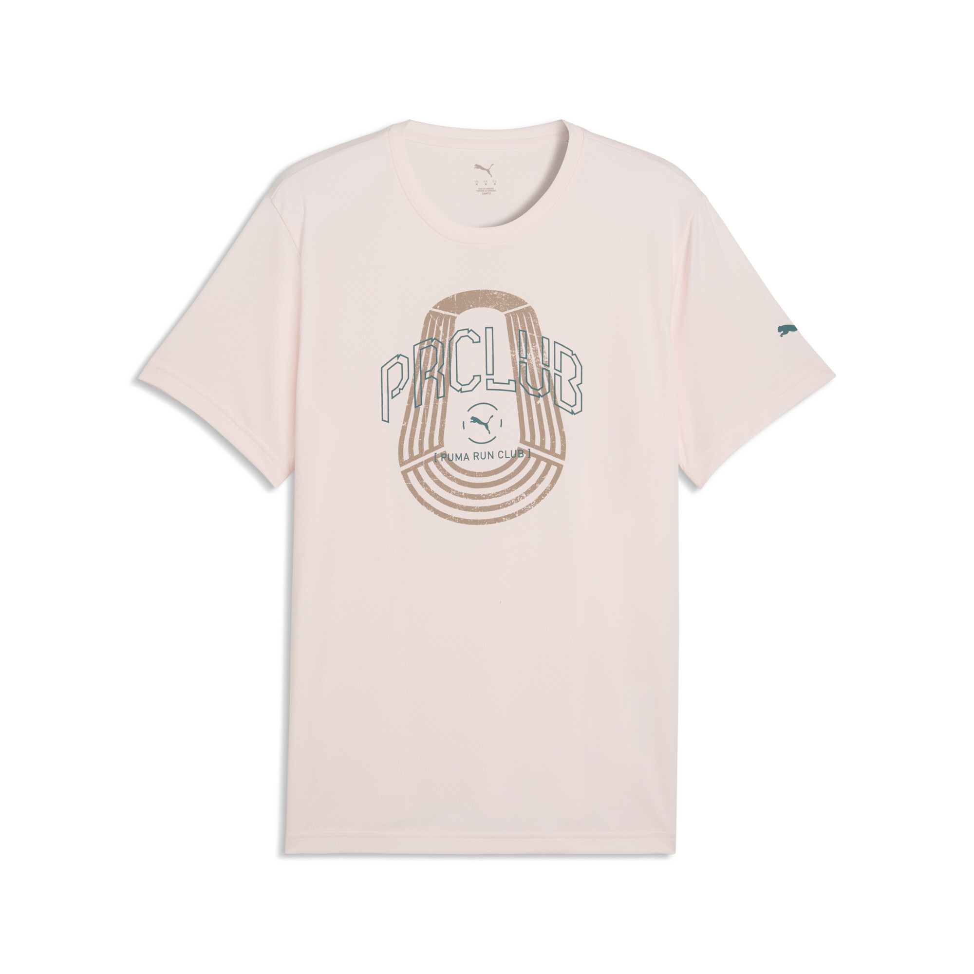 Polera estampada Run Club para hombre
