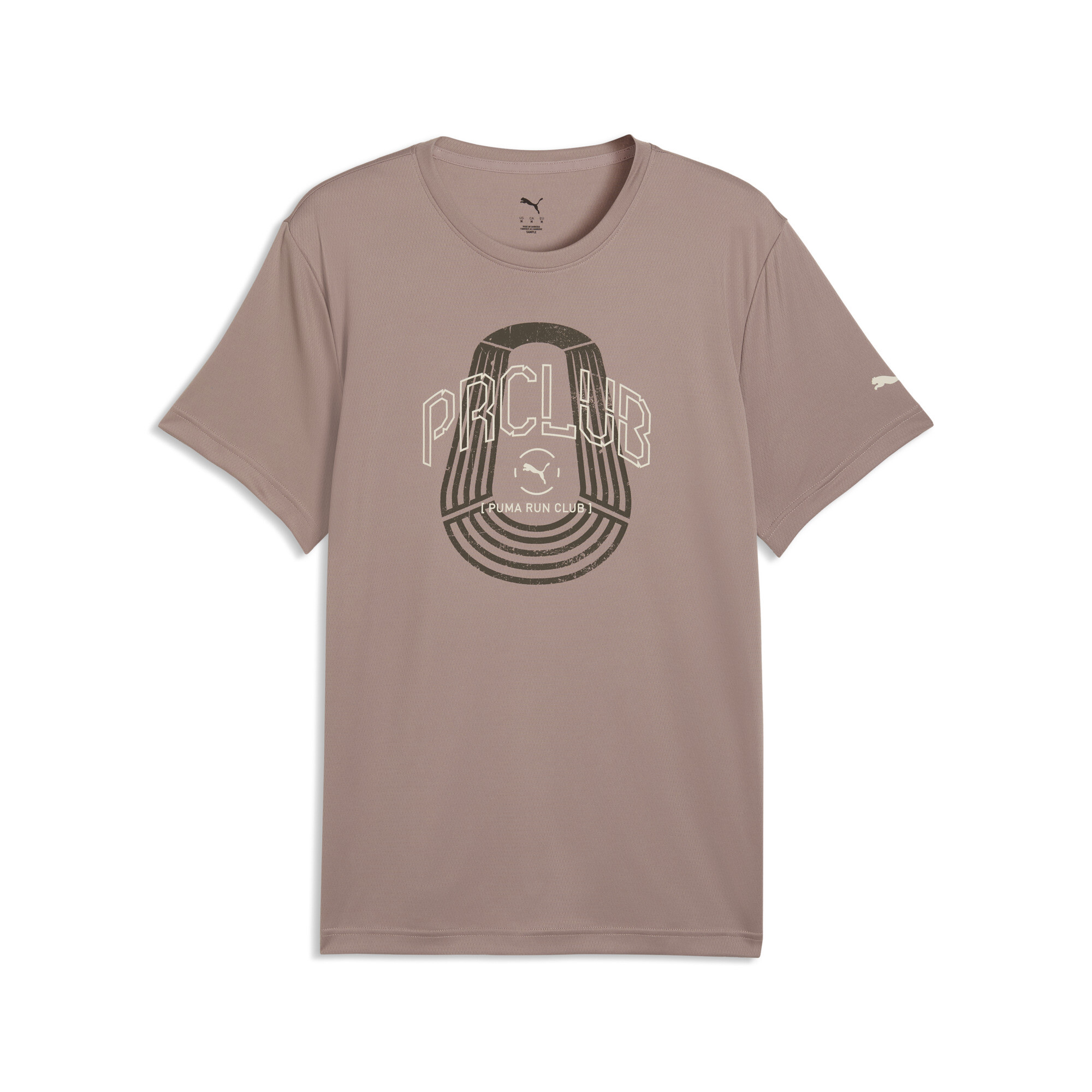 Polera estampada Run Club para hombre