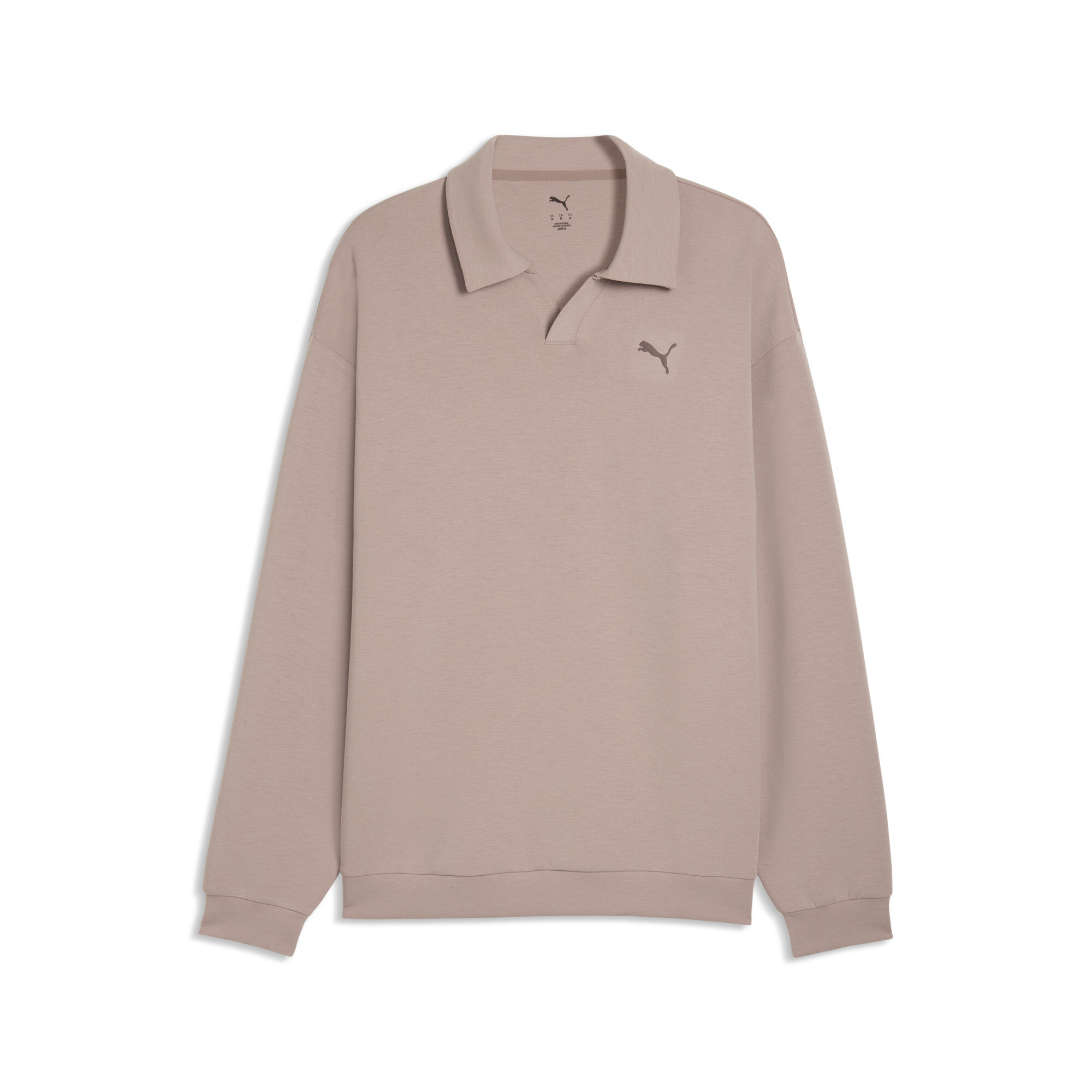 PUMA Men's Sandstone Heather Cloudspun Relaxed Polo  