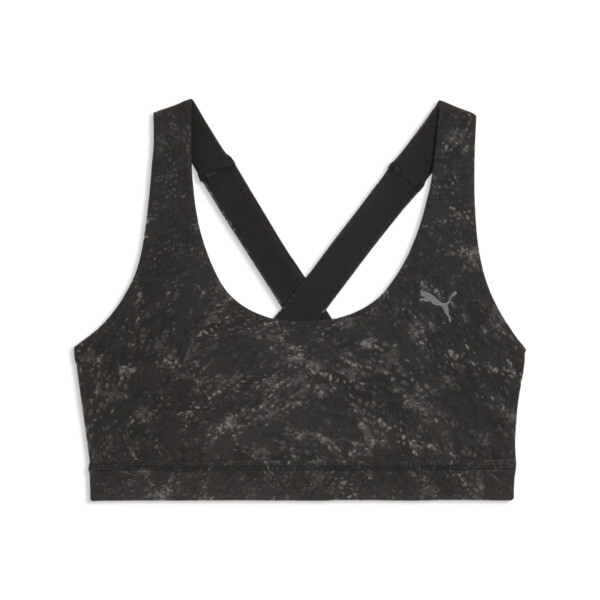 Top PUMA deportivo estampado CLOUDSPUN para Mujer En Negro