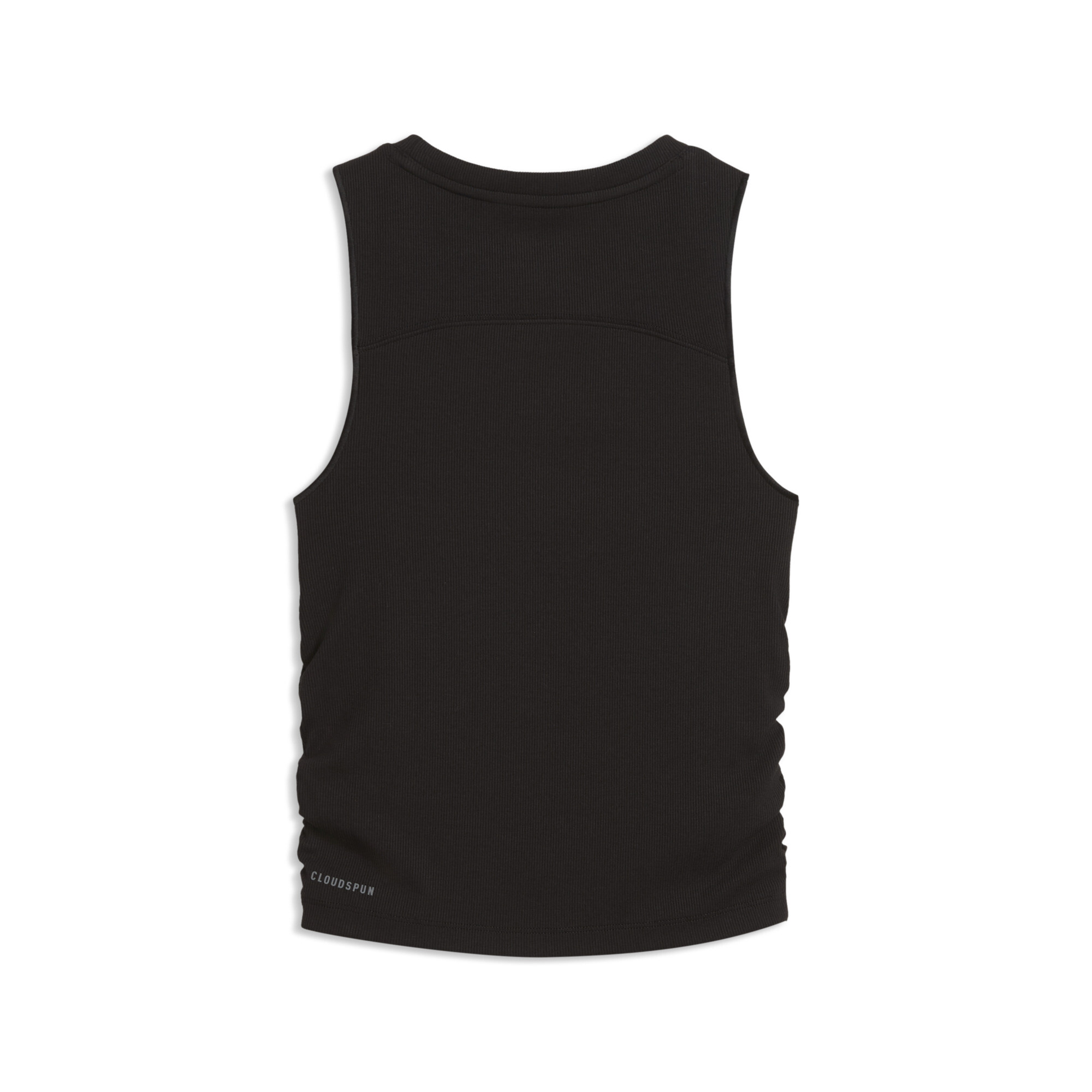 PUMA CLOUDSPUN geribde tanktop voor Dames, Zwart, Maat L thumbnail 2