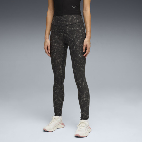 Calzas PUMA estampadas CLOUDSPUN para Mujer En Negro