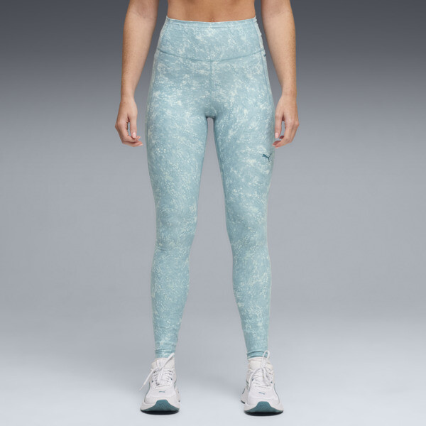 Calzas PUMA estampadas CLOUDSPUN para Mujer En Baltic Sea Azul