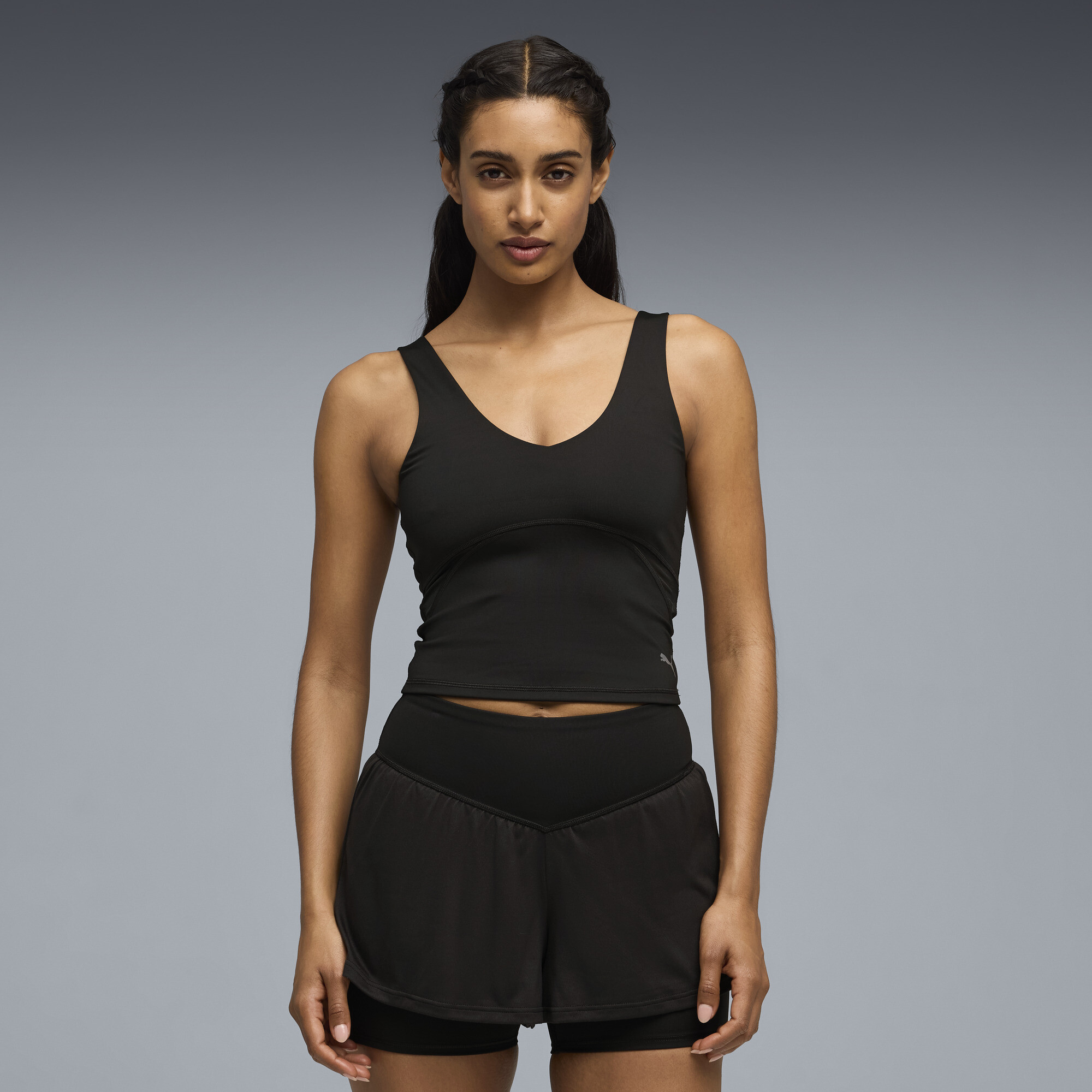 PUMA SHAPE trainingstanktop voor Dames, Zwart, Maat XXL