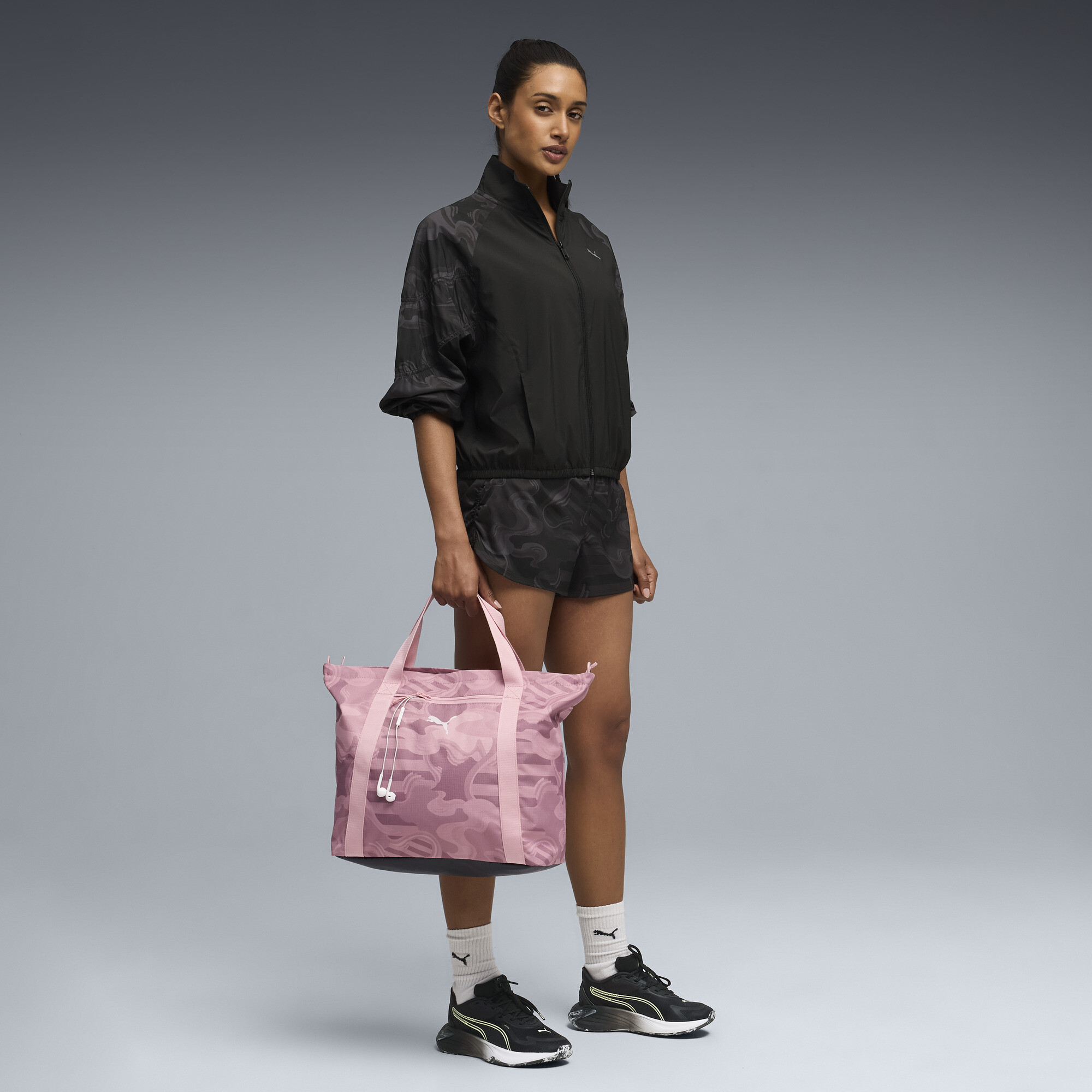 PUMA League relaxed trainingsjack voor Dames, Zwart, Maat XS thumbnail 4