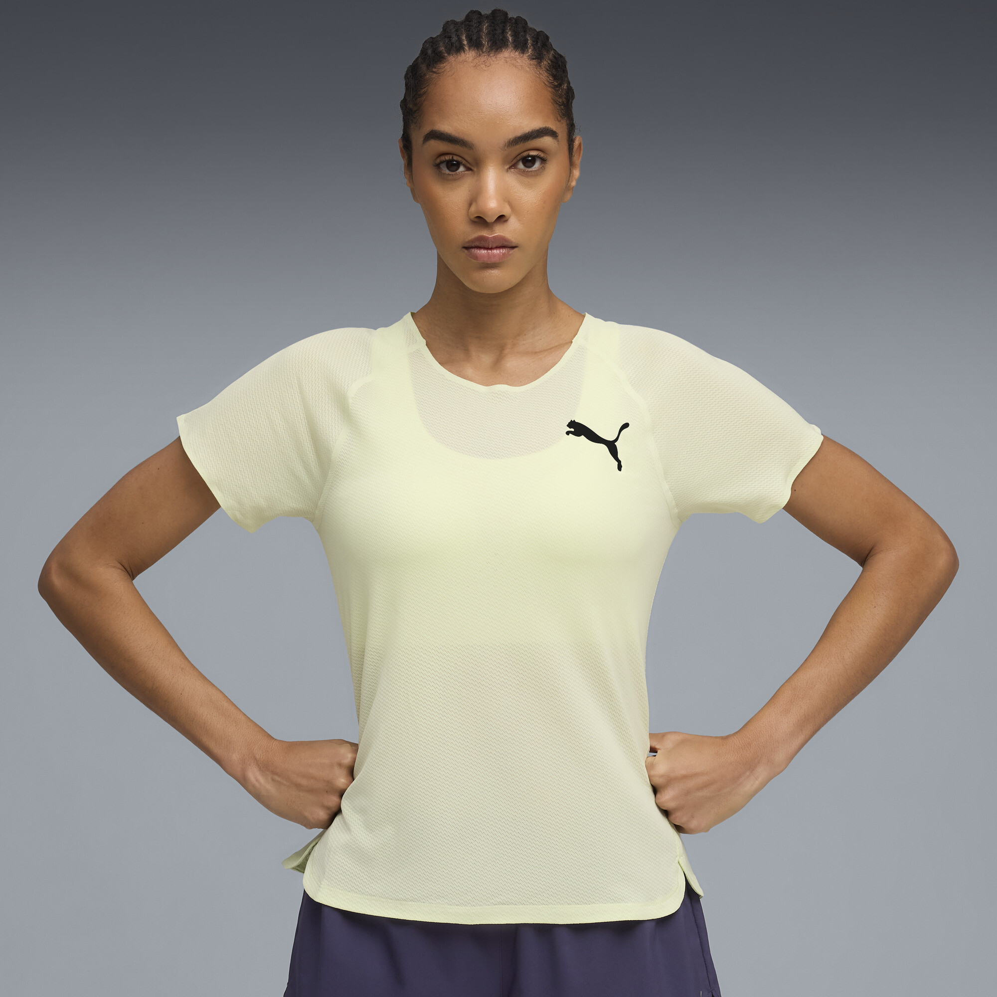 PUMA Lightspeed Running Crew Neck Short Sleeve Athletic T-Shirt