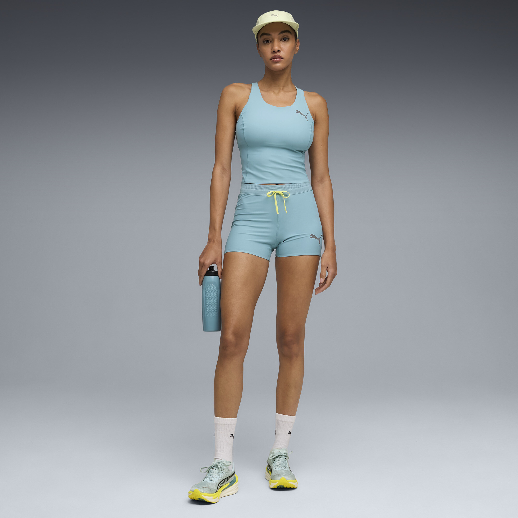 PUMA Lightspeed korte hardlooptop voor Dames, Blauw, Maat L thumbnail 6