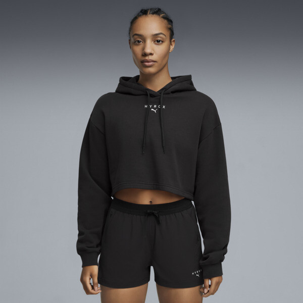 Buzo corto PUMA x HYROX Heavyweight para Mujer En Negro