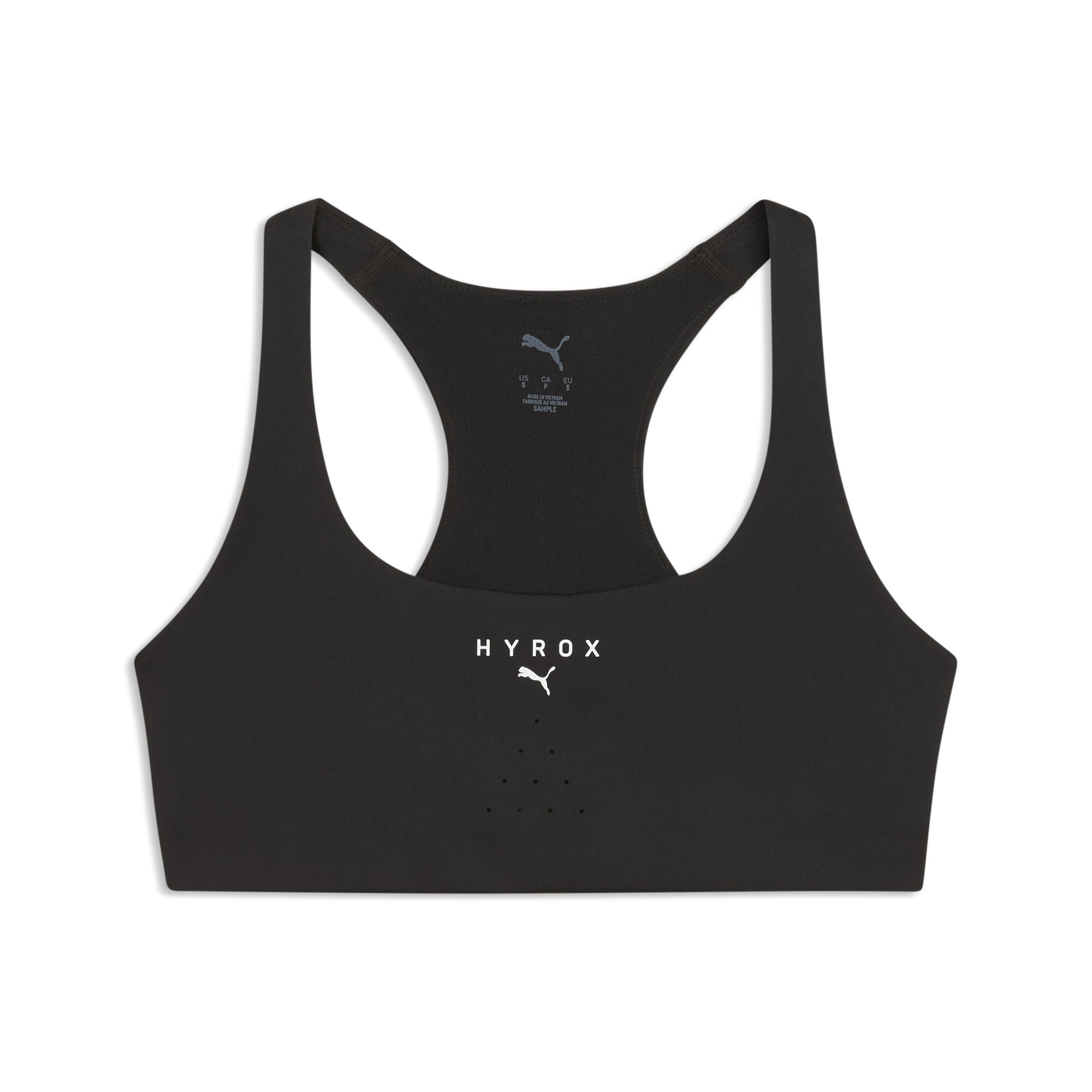PUMA x HYROX Tech sportbeha voor Dames, Zwart, Maat L thumbnail 3