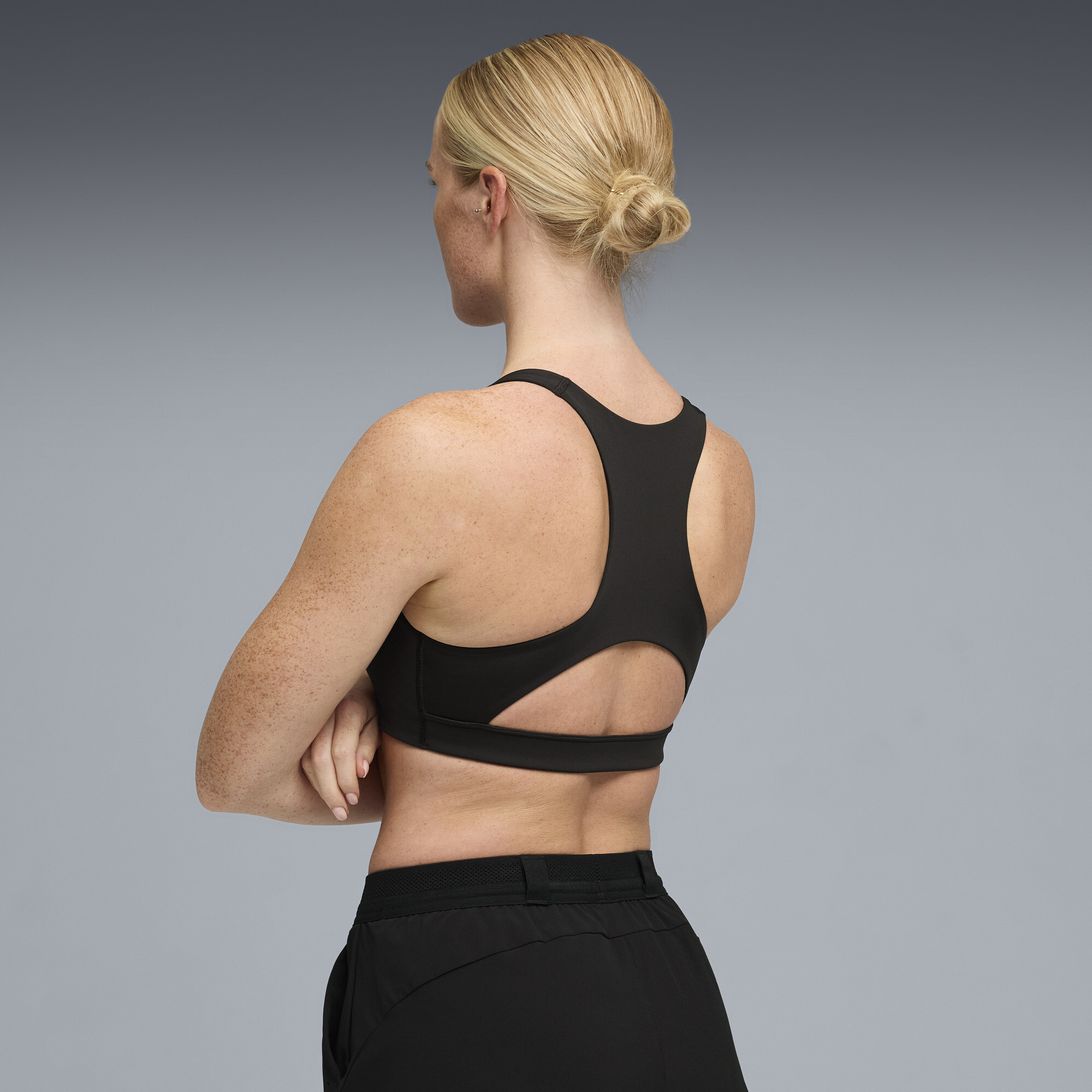 PUMA x HYROX Tech sportbeha voor Dames, Zwart, Maat L thumbnail 5