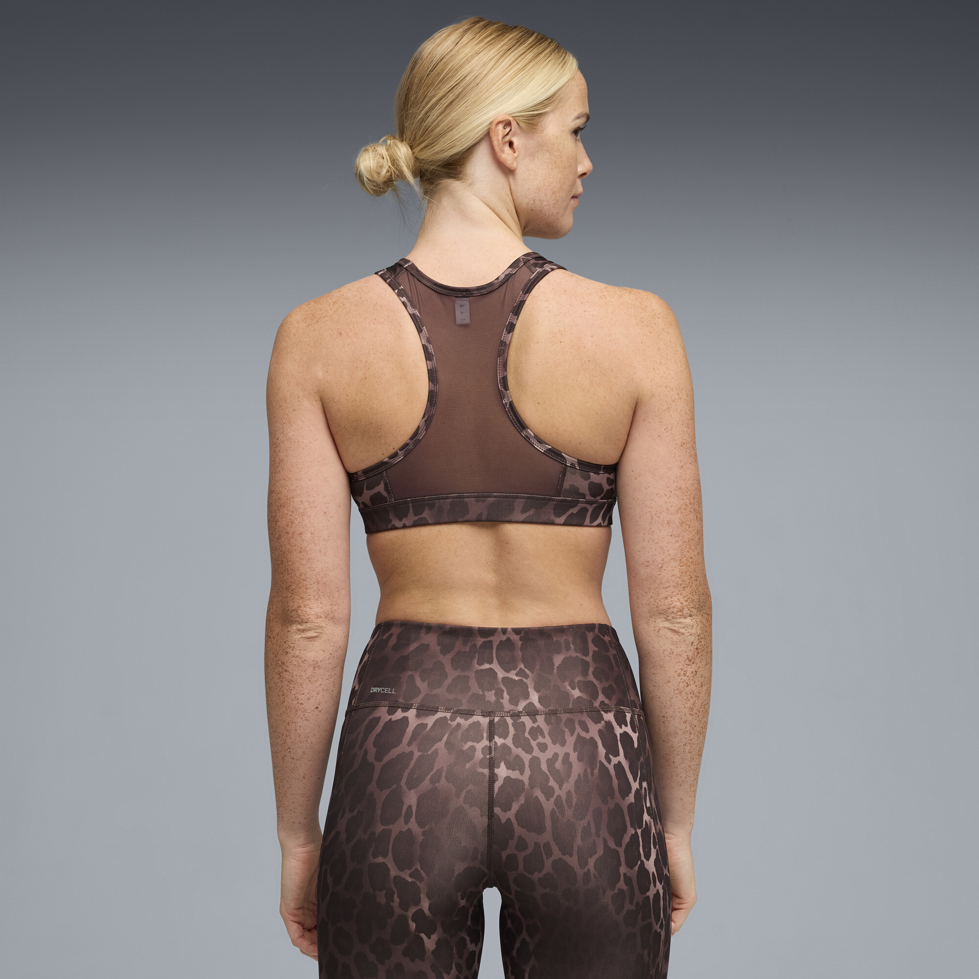 PUMA 4KEEPS sportbeha met gemiddelde ondersteuning voor Dames, Bruin, Maat 3XL thumbnail 5