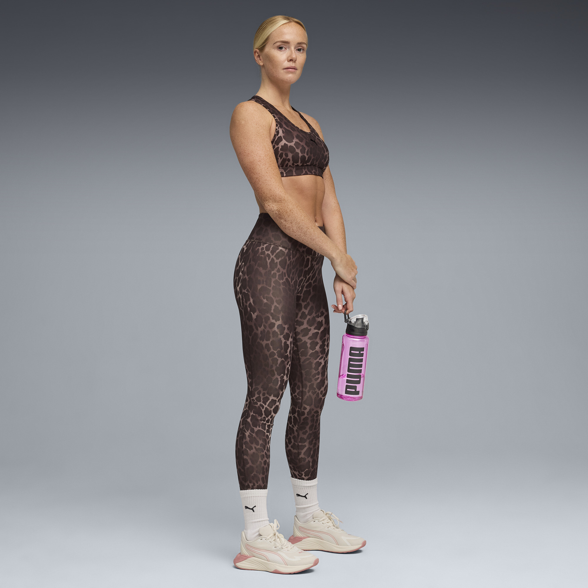 PUMA TRAIN ALL DAY trainingslegging voor Dames, Bruin, Maat XS thumbnail 4